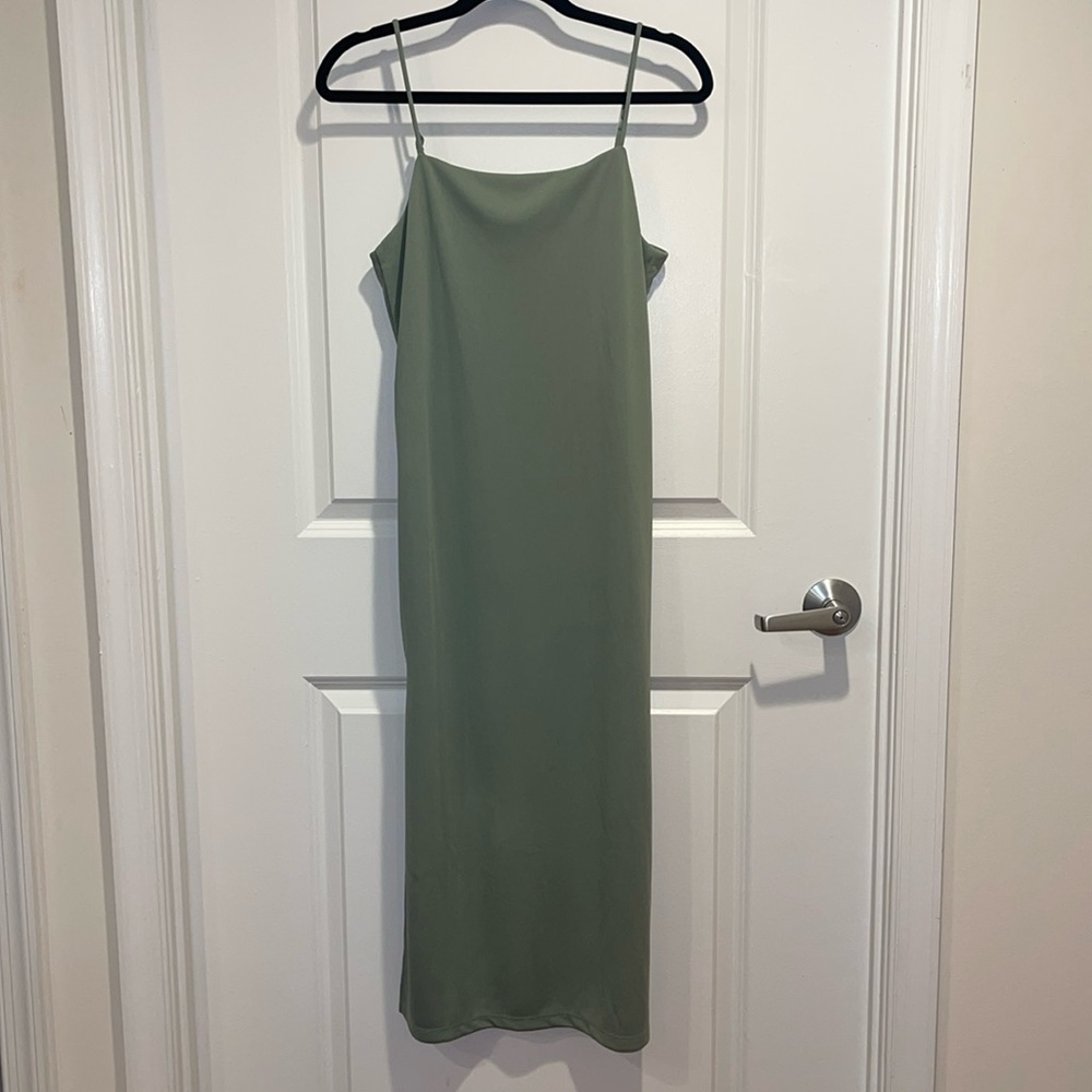 Sage Green Midi Dress size 4